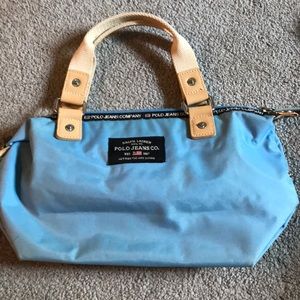 Ralph Lauren Polo Jeans Co. sky blue purse